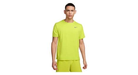 Camiseta manga corta nike dri-fit miler amarilla