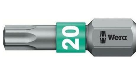 Wera-embout bitorsion extra rigide p.vis torx-867/1 btz torx 20 x 25