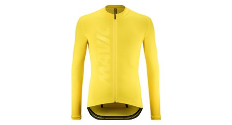 Maillot de manga larga mavic aksium thermo amarillo