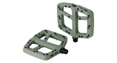 Paire de pédales plates bbb decoder vert olive
