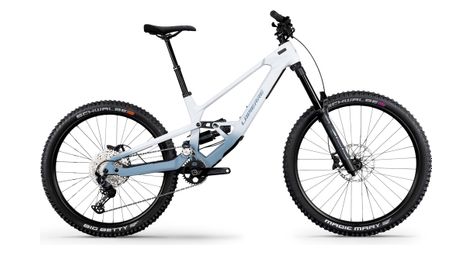 VTT Tout Suspendu Lapierre Spicy CF 6.9 Shimano 12V (29/27.5') Blanc/Bleu Mate 2025