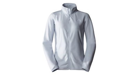 The north face 100 glacier full zip light blue giacca in polare per donna