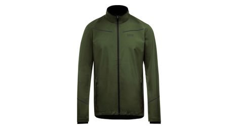 Chaqueta de running gore wear r3 parcial gore-tex infinium caqui