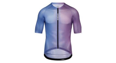 Maillot de manga corta gore wear spinshift breathe azul/morado