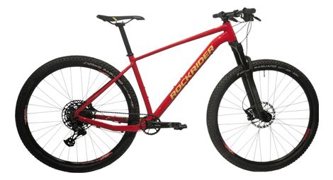 VTT Semi Rigide Rockrider Xc120 Sram Nx 12V Rouge T L 175 184Cm Produit Reconditionne