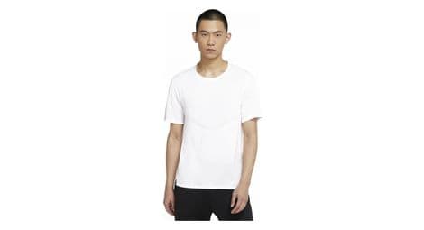 Camiseta nike dri-fit rise 365 manga corta blanco
