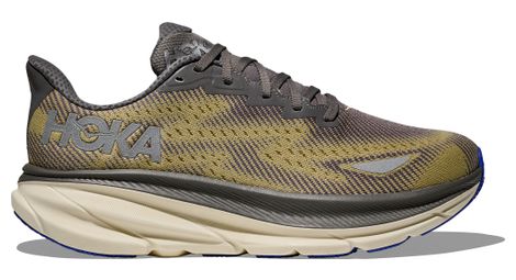 Scarpe da corsa Hoka Clifton 9 GTX color kaki da uomo
