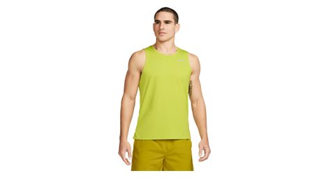 Debardeur nike dri fit miler jaune