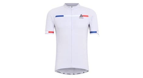 Maillot de manga corta odlo performance france blanco