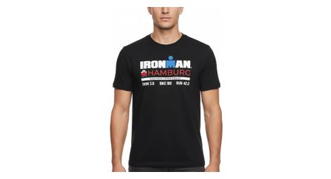 Maglietta Ironman Hamburg manica corta Uomo Nero