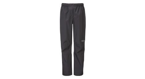 Pantalones impermeables rab downpour eco para mujer negro