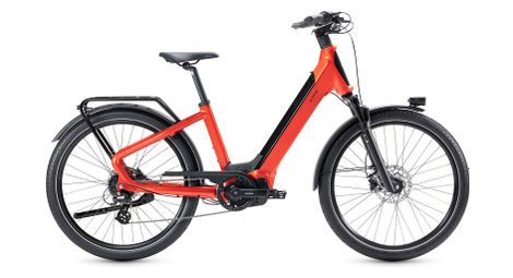 Gitane g-life urban 3 shimano altus / tourney 8v 500 wh 26'' arancione estate 2023 bicicletta elettrica da città