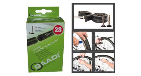 Chambre a air gaadi 700x38 45c valve dunlop 40 mm 40 47 622 635