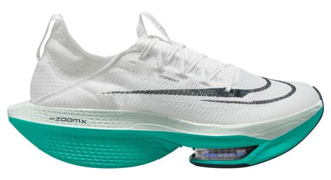 Chaussures de Running Nike Air Zoom Alphafly Next% Flyknit 2 Blanc Vert