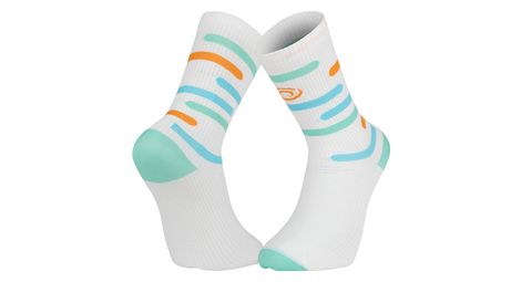 Chaussettes bv sport light haute rio vert bleu