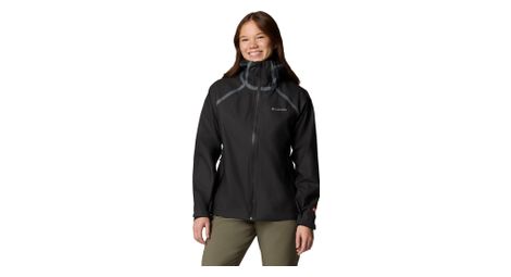 Veste imperméable columbia reign no shine noir femme
