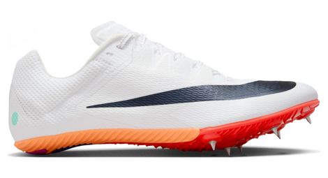 Zapatillas Atletismo Nike Zoom Rival Sprint Blanco/Rojo Unisex