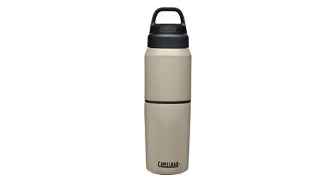 Bouteille Isotherme 2-en-1 Camelbak Multibev 500 ml dont tasse 350ml Beige