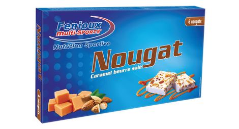 Nougat fenioux multi sports caramel beurre sale 6x20g