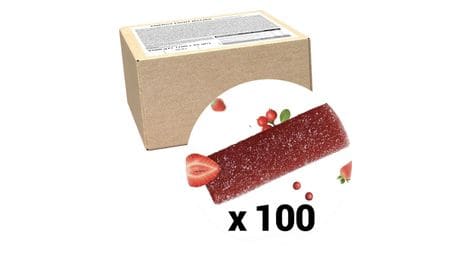 Box pates de fruits decathlon nutrition fraise cranberries 100x25g