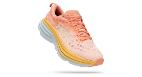 Bondi 8 coral yellow women's running shoes