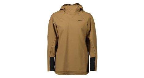 Chaqueta con capucha poc mantle thermal jasper marrón mujer