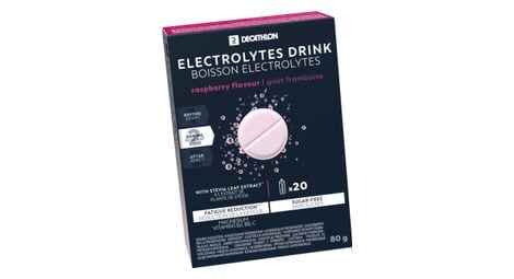 Boisson electrolytes decathlon nutrition tablettes fruits rouges 20x4g
