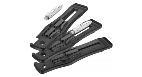 Kit démonte-pneus 4 en 1 wera noir