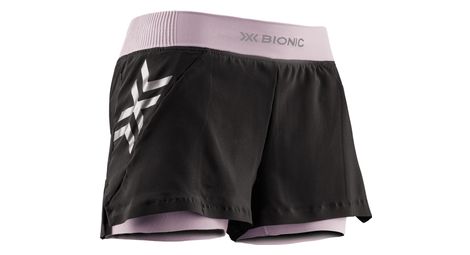 2 in 1 x bionic twyce race shorts grau damen