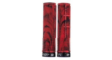 Dmr deathgrip impugnature sottili senza flangia marble rouge