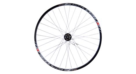 Roue vtt 29  av blocage jante noir mach1 neo. moy. shimano m475 disque 6t.