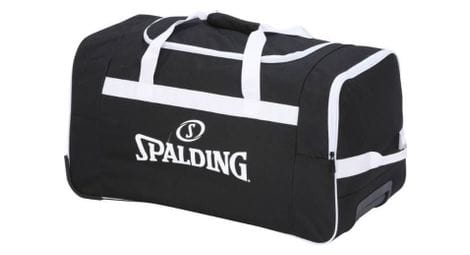 Spalding sac de sport a roulettes souple - 80 l - 2 roues - noir