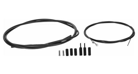 Kit cable et gaine derailleur shimano optislik gris