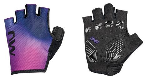 Gants courts femme northwave active multicouleur
