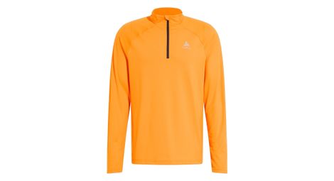 Odlo 1/2 zip essential ceramiwarm orange pullover m