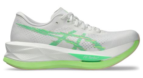 asics sonicblast women s running shoes in white green
