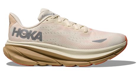 Scarpe da corsa Hoka Clifton 9 GTX Beige/Kaki da donna