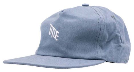 Casquette title unstructured bleu clair