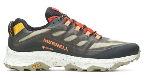 Merrell moab speed gore-tex zapatos de senderismo negro multicolor