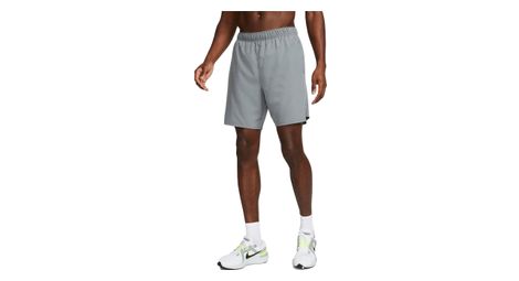 Pantalones cortos nike dri-fit challenger 7in gris 2 en 1