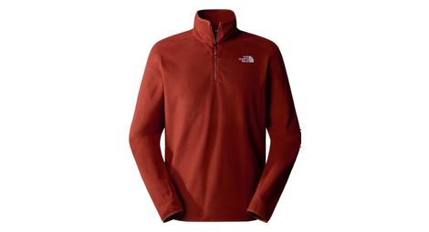Polaire the north face 100 glacier 1 4 zip marron