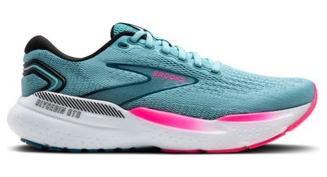 Chaussures running brooks glycerin gts 21 bleu/rose femme