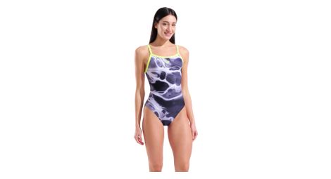 Bañador Arena Earth violeta/gris/verde para mujer