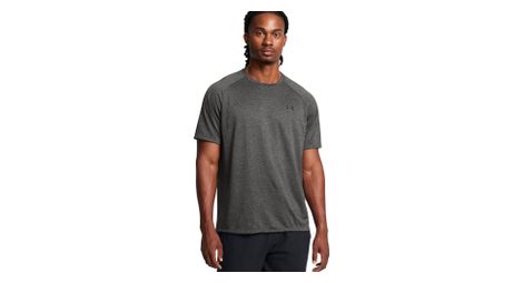 Maillot de manga corta under armour tech 2.0 gris para hombre