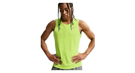 Débardeur Nike Miler Jaune Homme