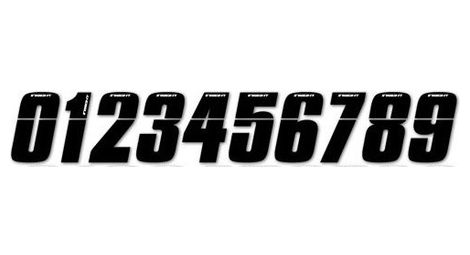 Insight numero per piastra bmx nero, 7,5 cm