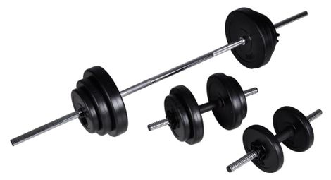 Haltere 2 pieces 30 5 kg fitness musculation