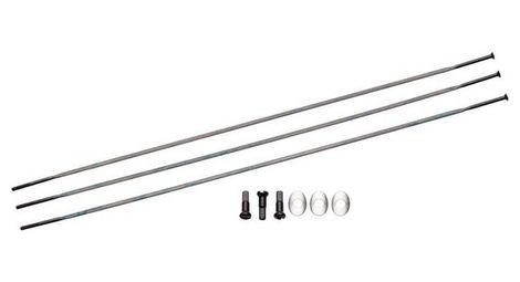 Kit 3 Strahlen externe ZIPP CX Ray Black Chrome