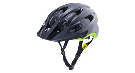 Casco kali pace negro/gris/amarillo l-xl (60-63 cm)