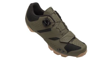 Zapatillas mtb giro cylinder ii verde oliva / goma